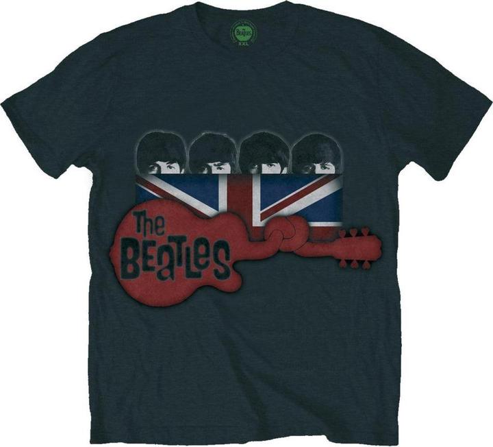 Actual product image Unisex Adult Guitar & Flag T-Shirt (XL)