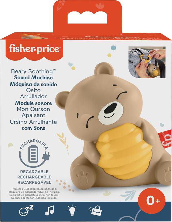 Produktbild Fisher-Price Beruhigendes Bärchen Spieluhr zum Mitnehmen für Babys mit einstellbarem Timer für Neugeborene