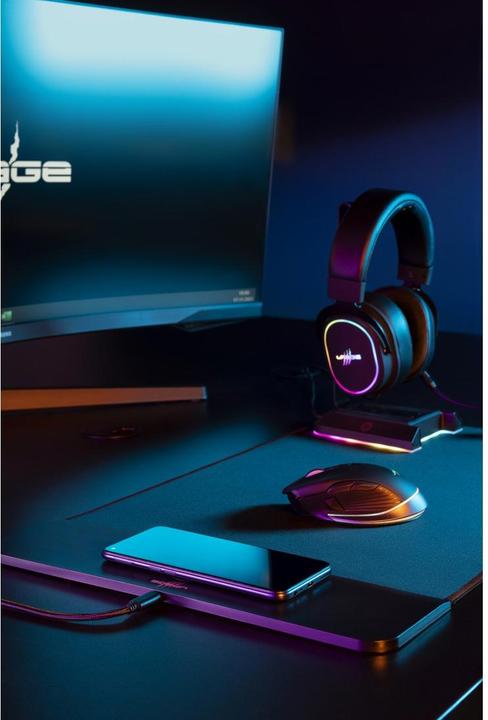 Image du produit Urage Tapis de souris de jeu "Lethality 460 Power", noir, Ind