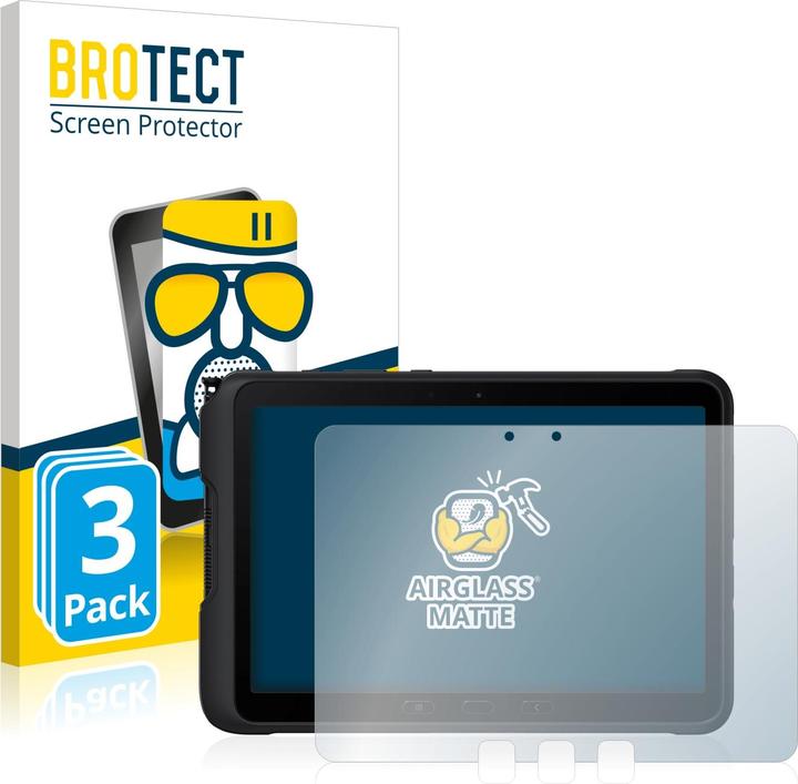 BROTECT AirGlass Glass Matte (3 Piece, Galaxy Tab Active 4 Pro)
