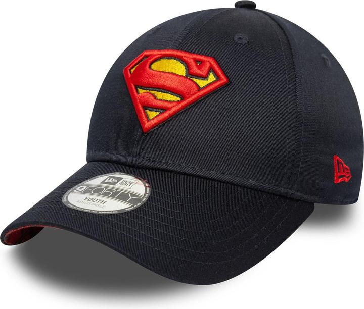 New Era 9Forty Strapback Kinder Cap - SUPERMAN Visor - Youth (54, 55, 56)