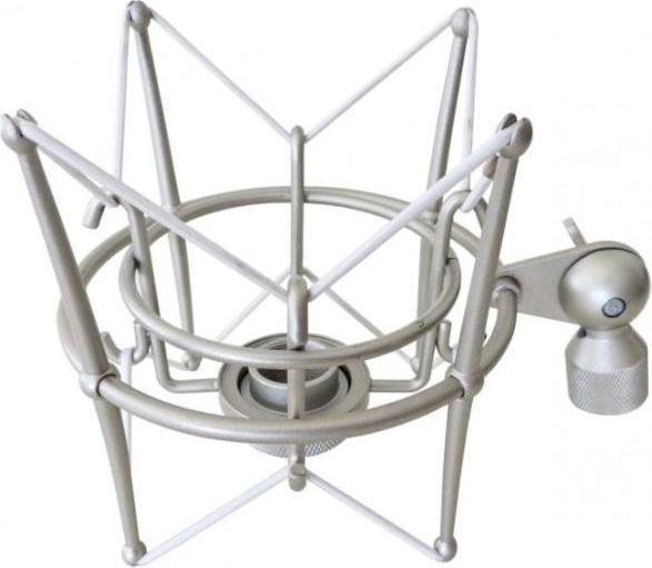 Produktbild keepdrum MS089SV Silber Mikrofon-Spinne