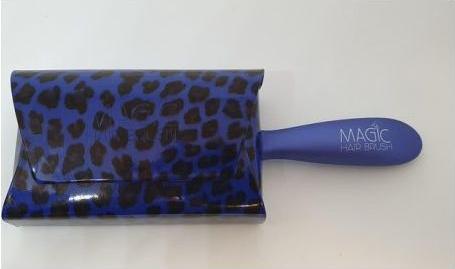 Magic Hair Brush mit modisch blauem Portemonnaie