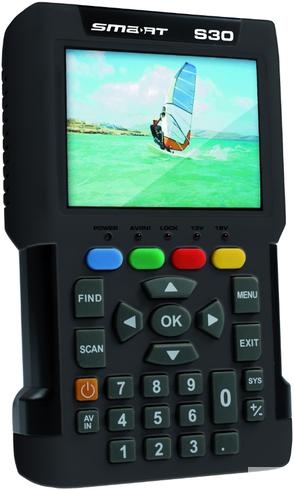 Actual product image smart Smartmeter S 30, HD measuring device DVB-S/S2 / T/ T2 and C (Measurement technology)