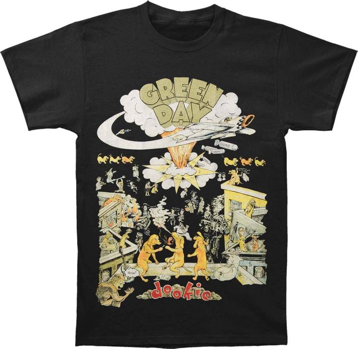 Actual product image Green Day Unisex Adult 1994 Tour T-Shirt (L)