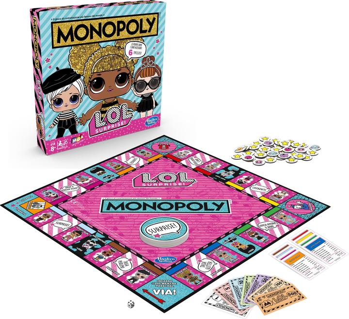 Image du produit Monopoly LOL Surprise! (Italien)