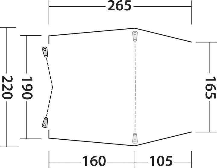 Actual product image Outwell Sandcrest S (Awning, 4.80 kg)