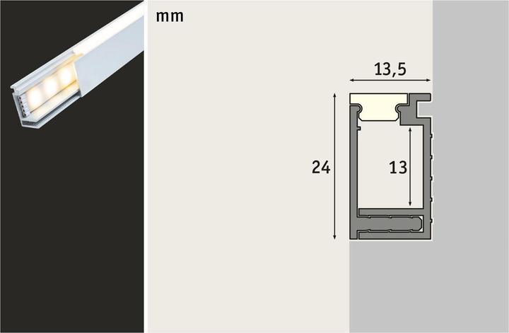 Actual product image Paulmann LumiTiles Profile Top