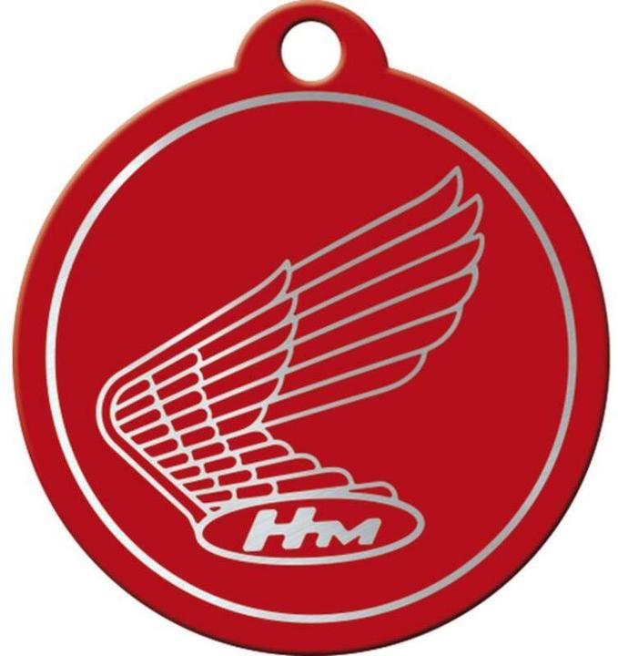 Produktbild Nostalgic-Art Merchandising Nostalgic Art Schlüsselanhänger Honda Ø 4 cm, Rot, Motiv: Fahrzeug