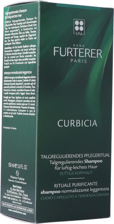 Immagine prodotto Rene Furterer Curbicia - Shampoo Normalizzante Légèreté (150 ml, Shampoo liquido)