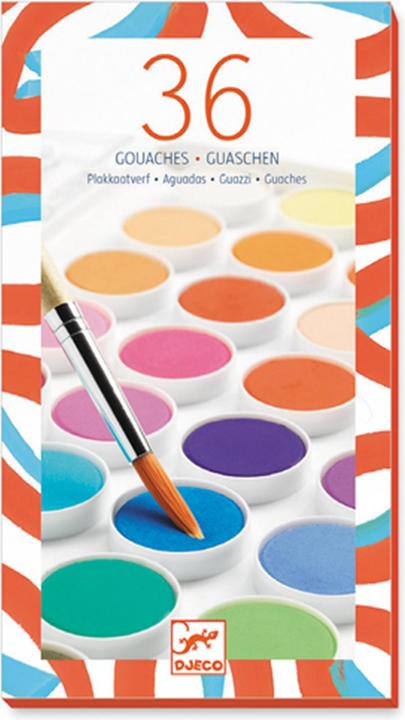 Image du produit Djeco pastille de gouaches (Multicolore)