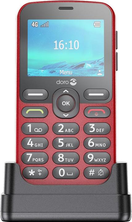 Produktbild Doro 1880 - Blister carton RED (2.40", 0.31 Mpx, 4G)