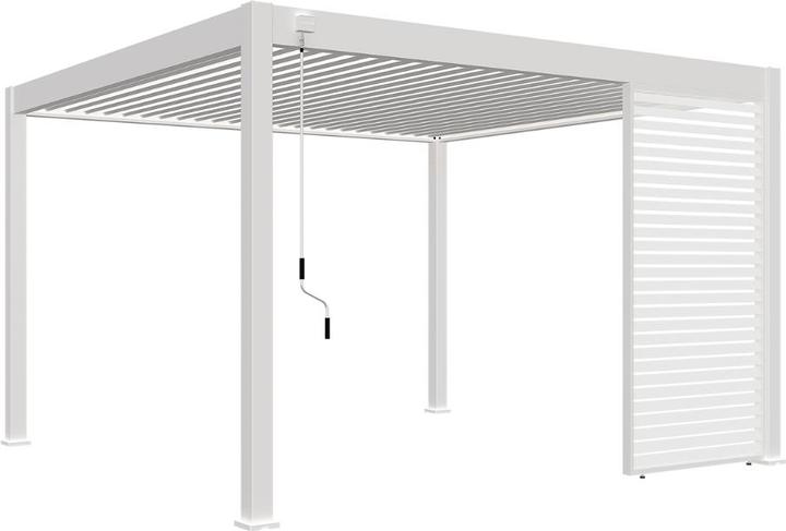 Image du produit Ventaris Paroi à lamelles horizontale 1.23m Blanc polaire (6 cm, 123 cm)