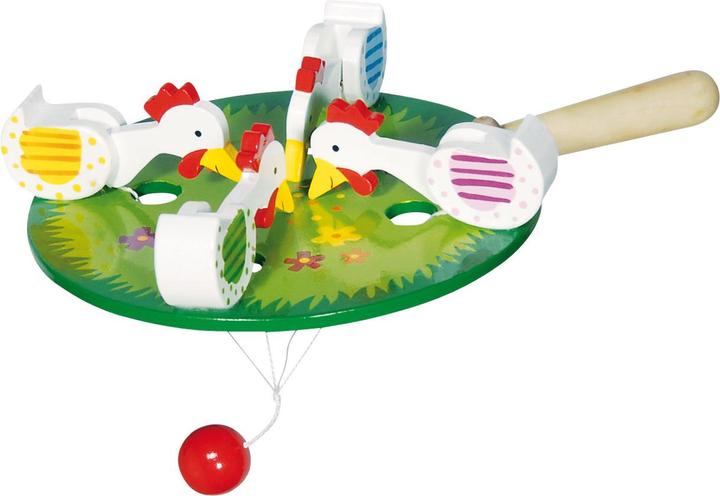 Productafbeelding Goki Pikkende kip Spel (Duits, Italiaans, Engels, Frans)