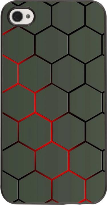 Produktbild PhoneLook Hülle Geometric Line red (Apple iPhone 4)