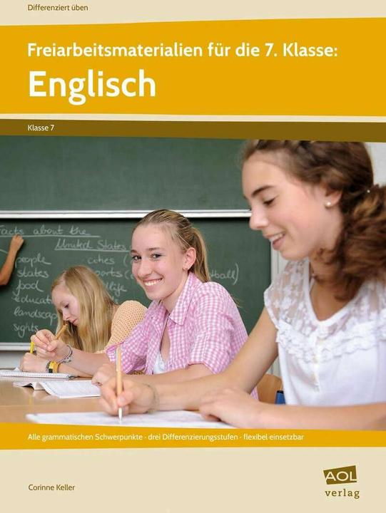 Immagine prodotto Freiarbeitsmaterialien für die 7. Klasse: Englisch (Tedesco, Corinne Keller, 2018)