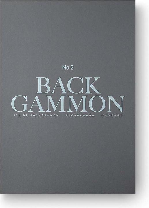 Actual product image Printworks Board Game Backgammon No.2 (German, French, Italian, English)