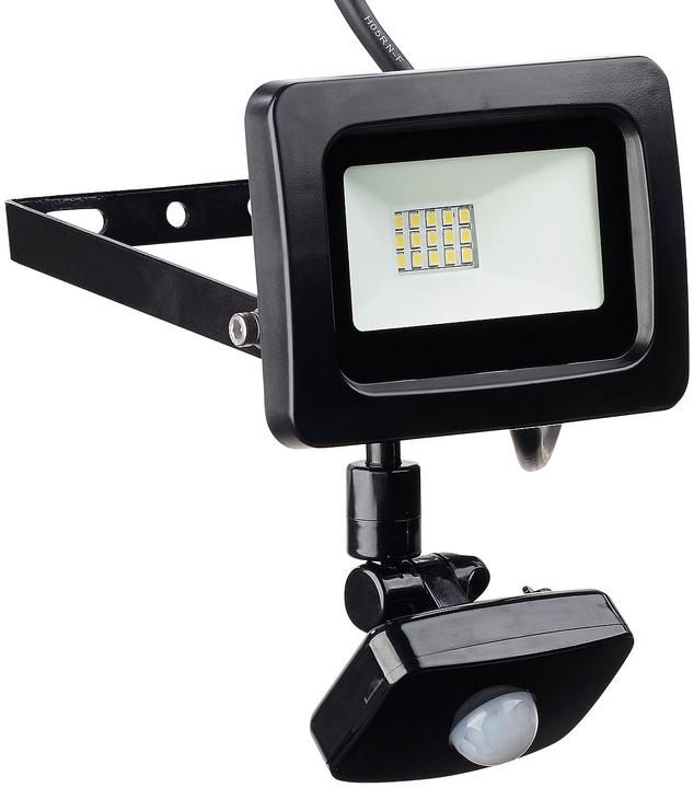 Actual product image Luminea Mini LED floodlight with PIR sensor (800 lm, IP44)