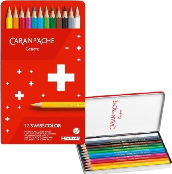 Produktbild Caran d'Ache Farbstifte (Mehrfarbig, 12 x)
