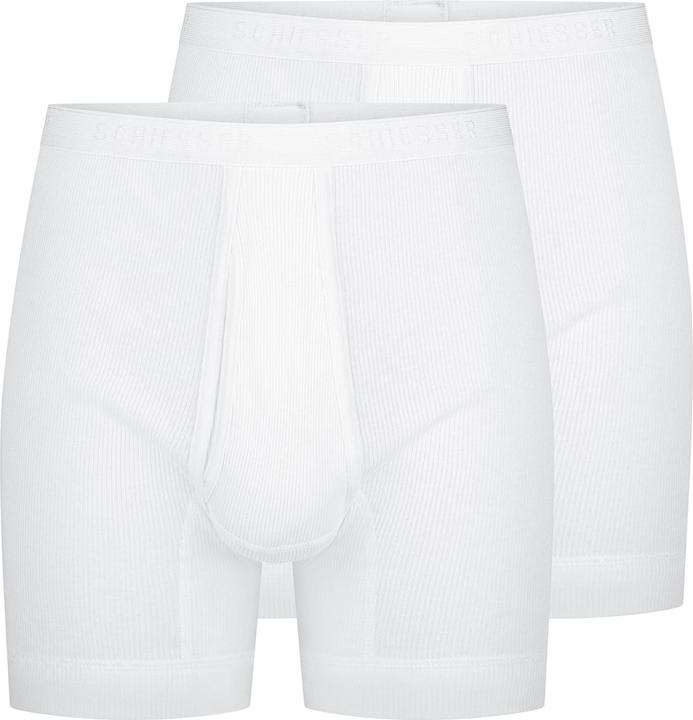 Produktbild Schiesser 2er Pack Original Classics Doppelripp Unterhose kurz (5XL, 2er Pack)