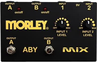 Actual product image Morley ABY-MIX-G Gold Series signaal mixer / splitter (Splinters)