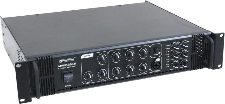 Immagine prodotto Omnitronic MPVZ350.6 Amplificatore di miscelazione (Preamplificatore a tubi)