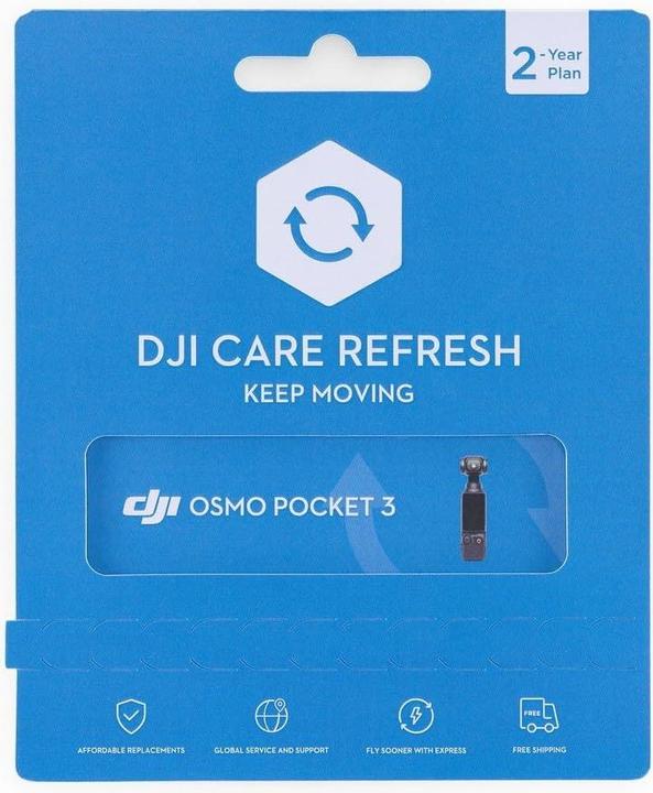 Produktbild DJI Care Refresh (Osmo Pocket 3) 2 Jahre (Karte) (24 Monate, Technische Unterstützung, Post Warranty)