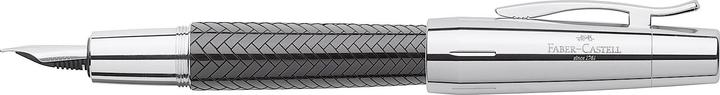 Faber-Castell Füller e-motion Edelharz Parkett sw EF (Schwarz)
