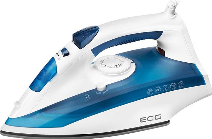 Produktbild ECG ECGNZ322AutoOff Iron, 2200w, plastic, White / blue (2200 W, 100 g/min)