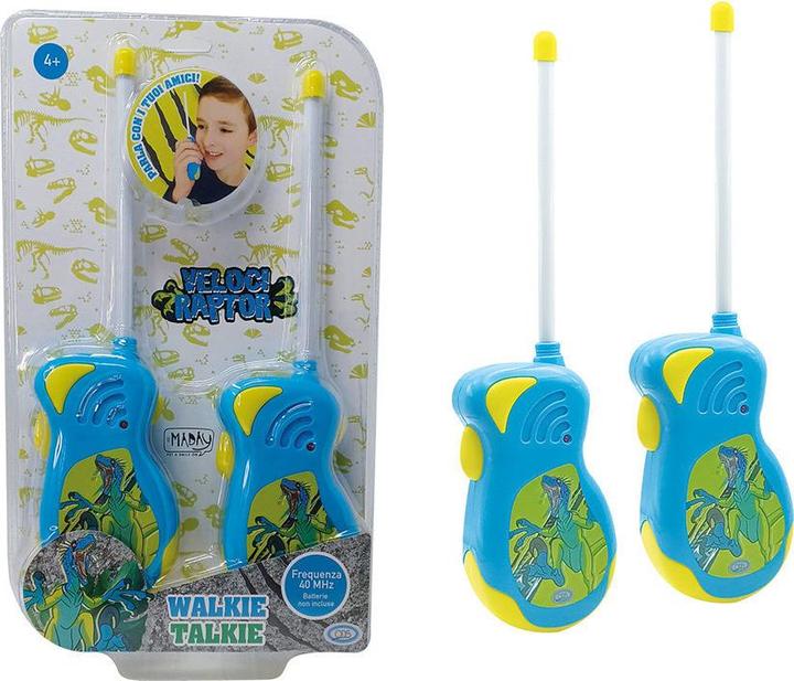 Actual product image ODS Maday - Walkie Talkie Dino frequency 40 MHz, reception distance indoors 40 metres / outdoors 80 mete
