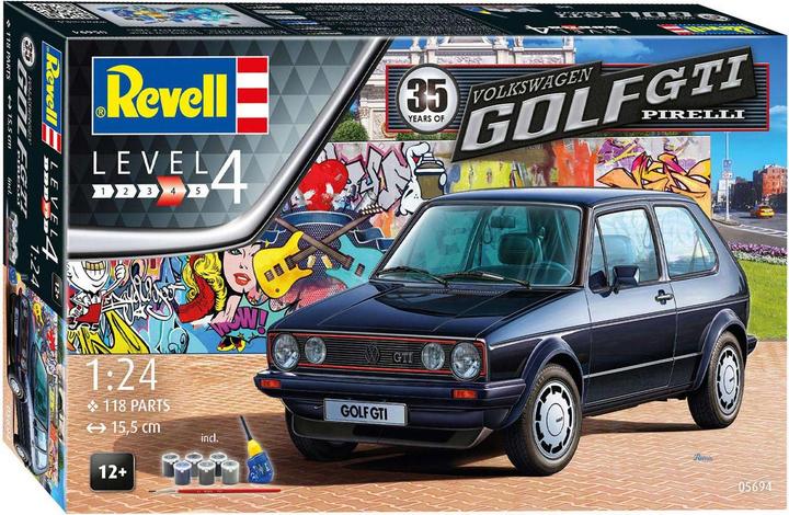 Actual product image Revell 35 Years VW Golf 1 GTI Pirelli