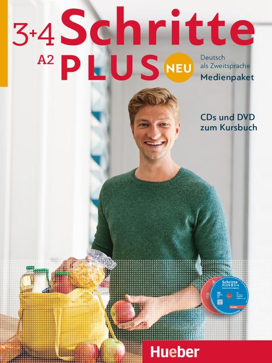 Actual product image Schritte plus Neu 3+4 A2 Audio-CDs und 1 DVD zum Kursbuch. Medienpaket (German, Collectif, 2017)