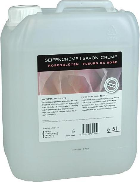 Produktbild Dreiturm Seifencreme "Rosenblüten" 5 L (Seifenlotion, 5000 ml)