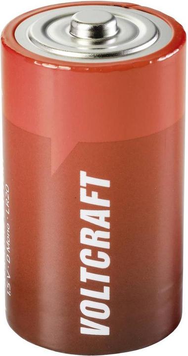 Image du produit Voltcraft Pile LR20 Mono (D) alcaline-manganèse 18000 mAh 1.5 V 2 pcs. (2 pcs, D, 18000 mAh)