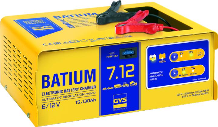 Actual product image GYS Batium 7/12 (6V, 12V, 7 A)