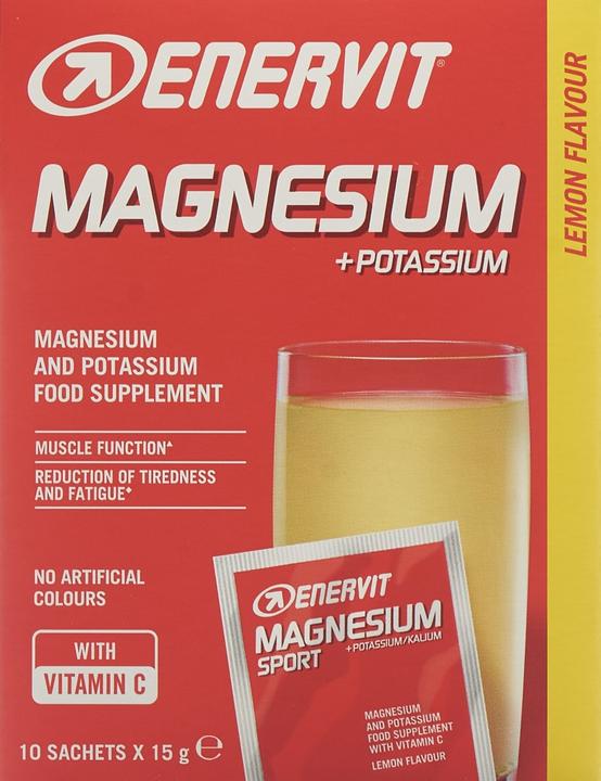 Produktbild Enervit Magnesium Potassium, 10 x15 g (10 Stück, Beutel, 183 g)