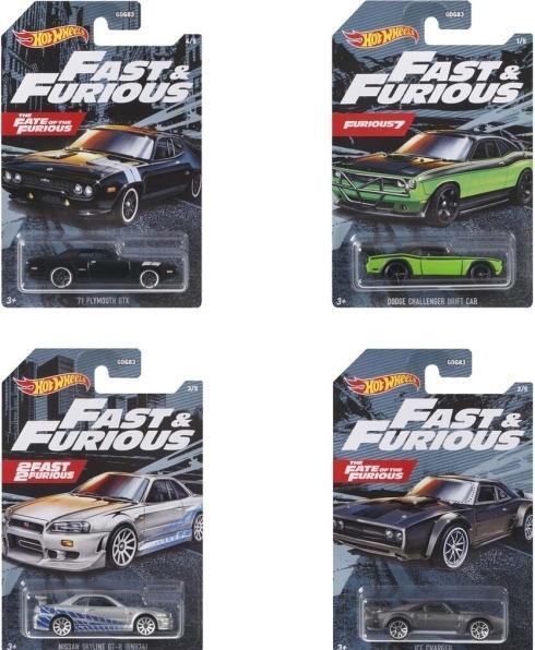Produktbild Hot Wheels Fast & Furious Themed Sortiment