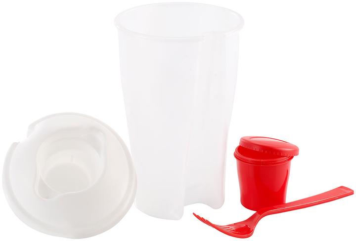 Produktbild Rosenstein & Söhne Salat-to-go-Becher mit Dressingbehälter & Gabel