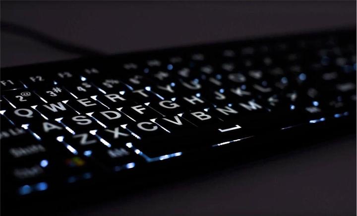 Produktbild Logickeyboard XL-Print Astra2 BL Keyboard dt. (PC) (DE, Kabelgebunden)