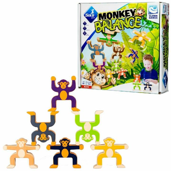 Clown games Monkey Tumble Jumble (Deutsch, Französisch, Niederländisch, Englisch)