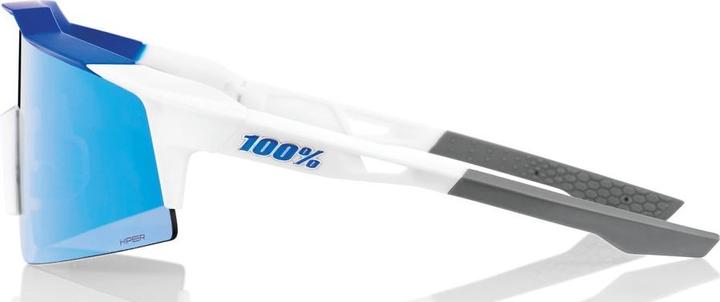 Actual product image 100% Speedcraft SL (Mat white, Metallic Blue, HiPer blue multilayer mirror)