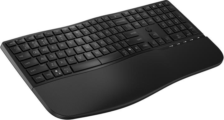 Actual product image HP 685 Comfort Dual-Mode Keyboard, Full-size (100%), Wireless, RF Wireless + Bluetooth, Membrane, Bl (DE, Wireless)