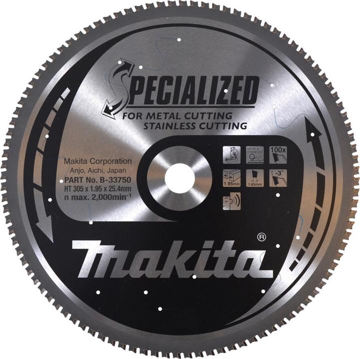 Produktbild Makita SPECIALIZED Sägeblatt für Metall & Edelstahl Ø 3055x100Z
