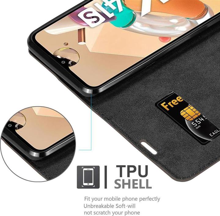 Produktbild Cadorabo Book Invisible Magnet Cover (LG KQ51)