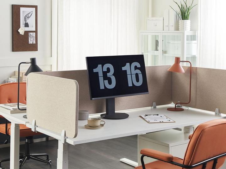 Immagine prodotto Beliani Divisorio per scrivania beige 80 x 40 cm WALLY