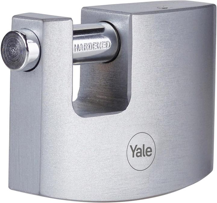 Yale Y124B/60/110/1 Vorhängeschloss 60 mm Silber Schlüsselschloss