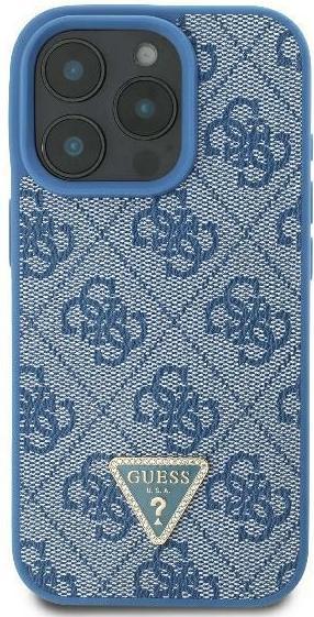 Produktbild Guess GUHCP16SP4TDSCPB iPhone 16 6.1" niebieski/blue hardcase Leather Metal Logo Strass Crossbody