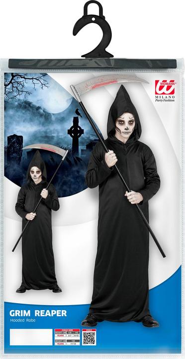 Produktbild Magni Kostüm Grim Reaper Gr.164 Robe mit Kapuze (164)