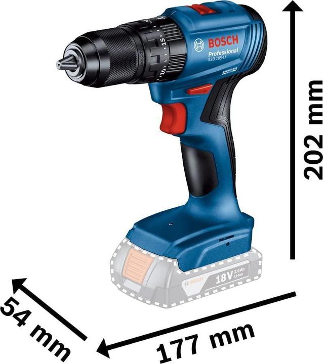 Produktbild Bosch Professional GSB 185-LI (Akkubetrieb)