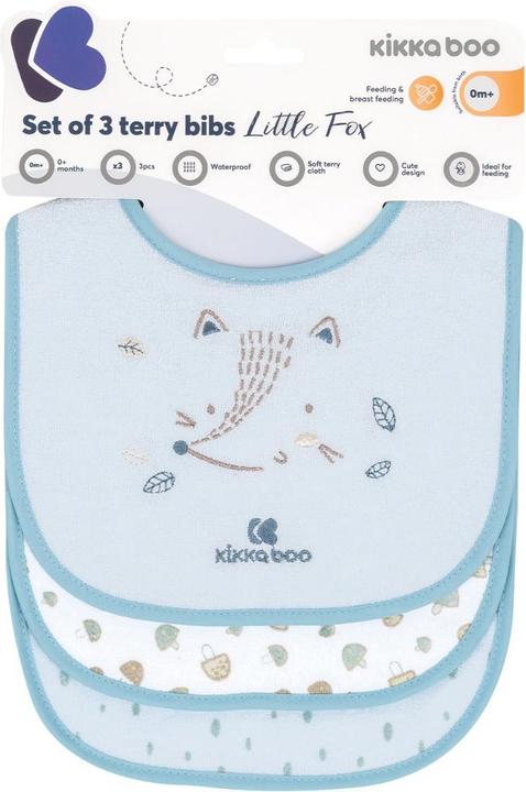 Produktbild Kikkaboo Babylatz Little Fox 3-tlg Set